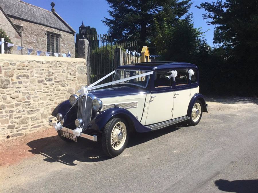 Rover P1 wedding car