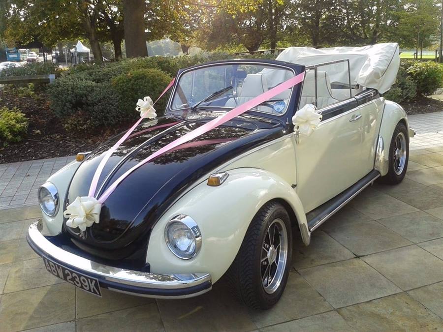 VW Beetle wedding car