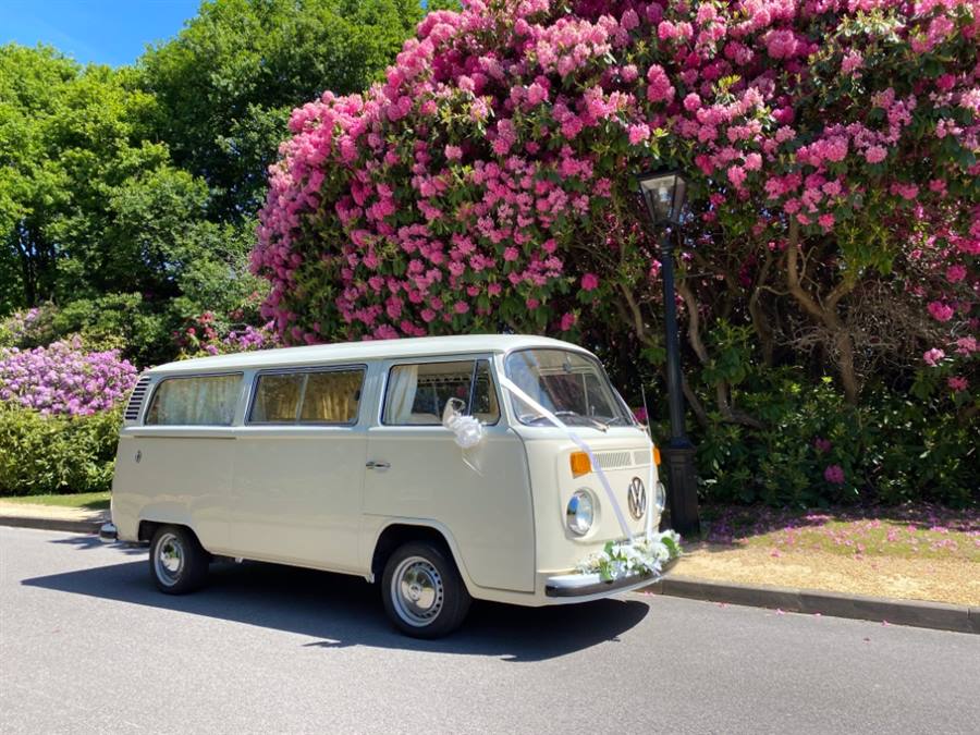 VW Campervan T2 Bay Window wedding car