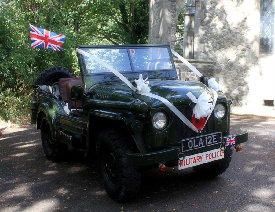 Austin Champ wedding car