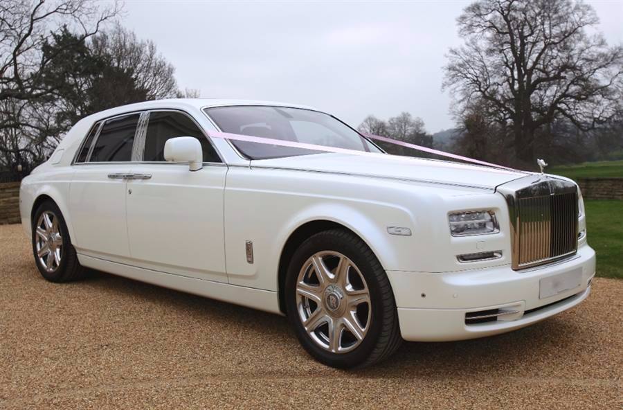 Rolls Royce Phantom wedding car