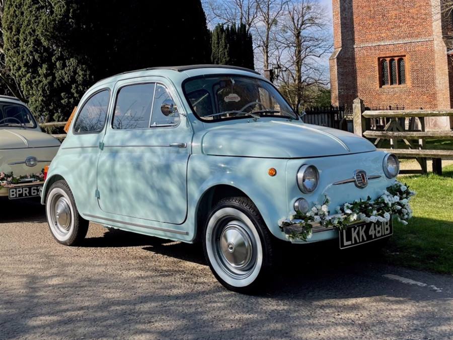 Fiat Classic 500 D wedding car