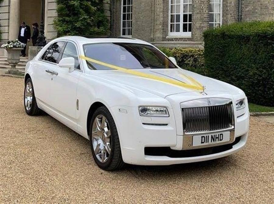 Rolls Royce Ghost wedding car