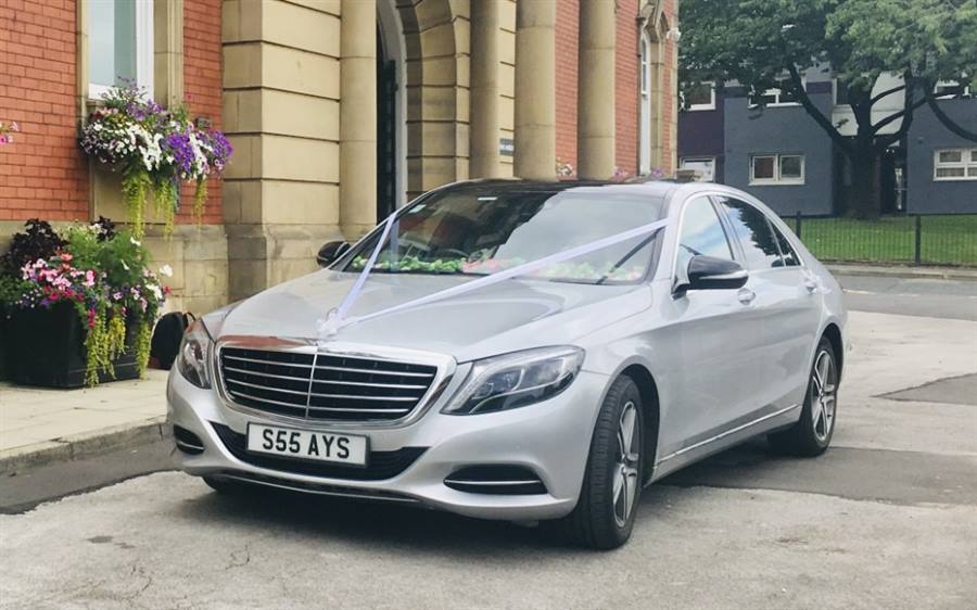 Mercedes S Class wedding car