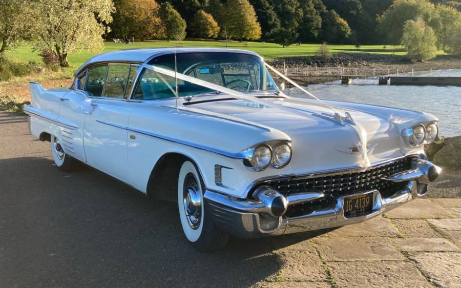 Cadillac 4 door Hardtop wedding car
