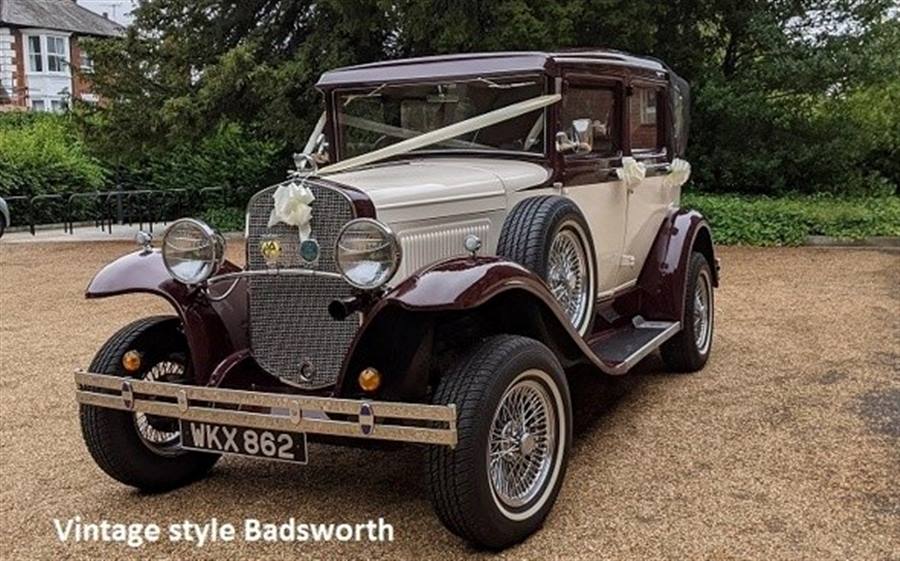 Badsworth Heritage wedding car