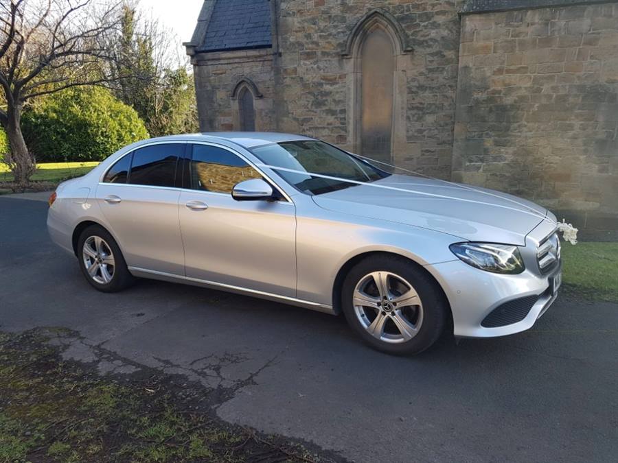 Mercedes E Class wedding car