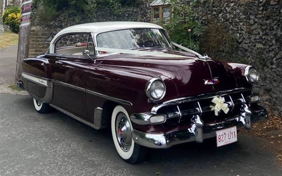 Chevrolet Bel Air Sport Coupe wedding car