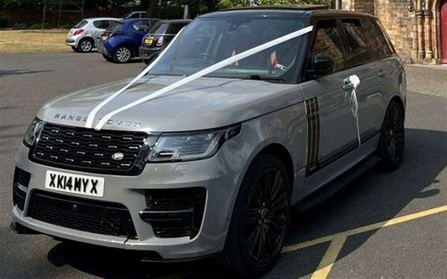 Range Rover Evoke wedding car