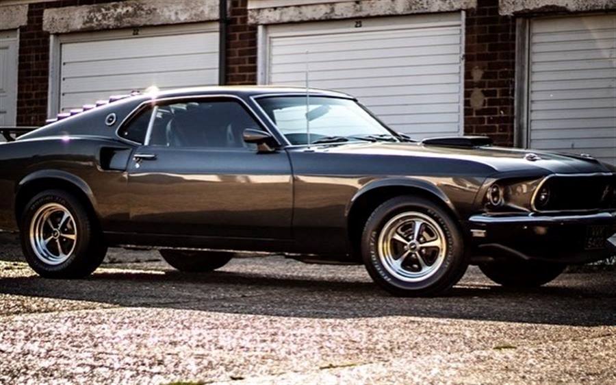 Ford 1969 Mustang Mach 1 wedding car