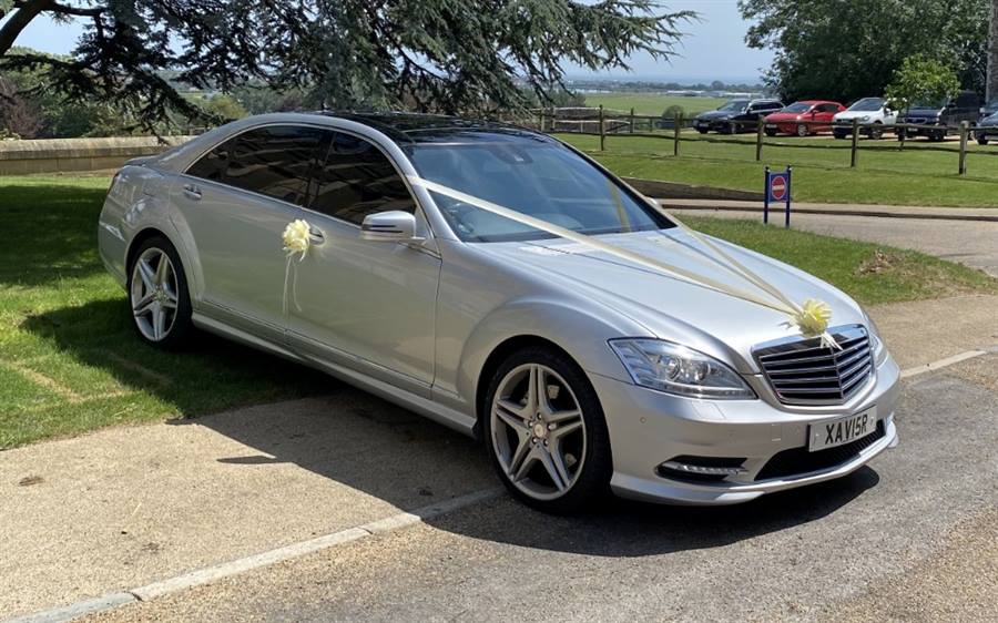 Mercedes S Class wedding car