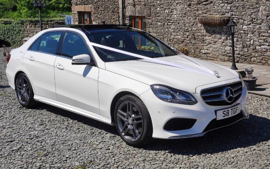 Mercedes E Class wedding car