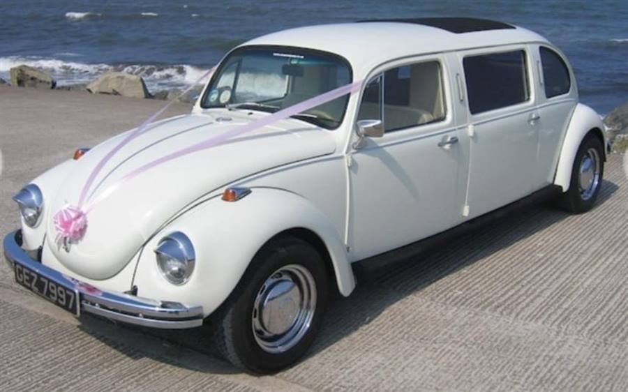 VW Stretched Beetle wedding car