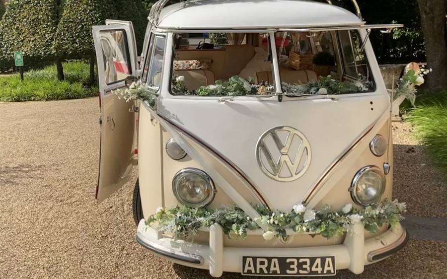 VW Campervan Split Screen wedding car