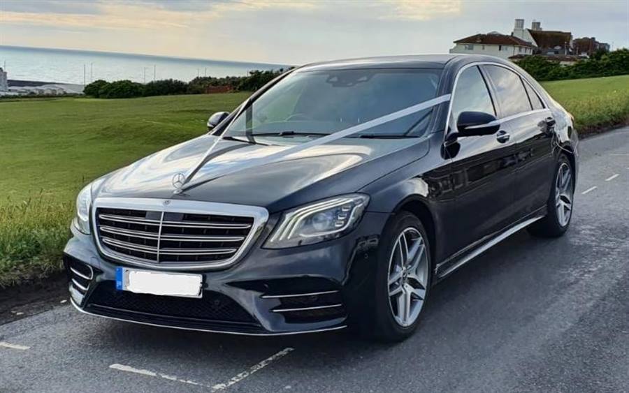 Mercedes S Class wedding car