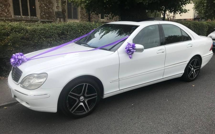 Mercedes S-Class wedding car