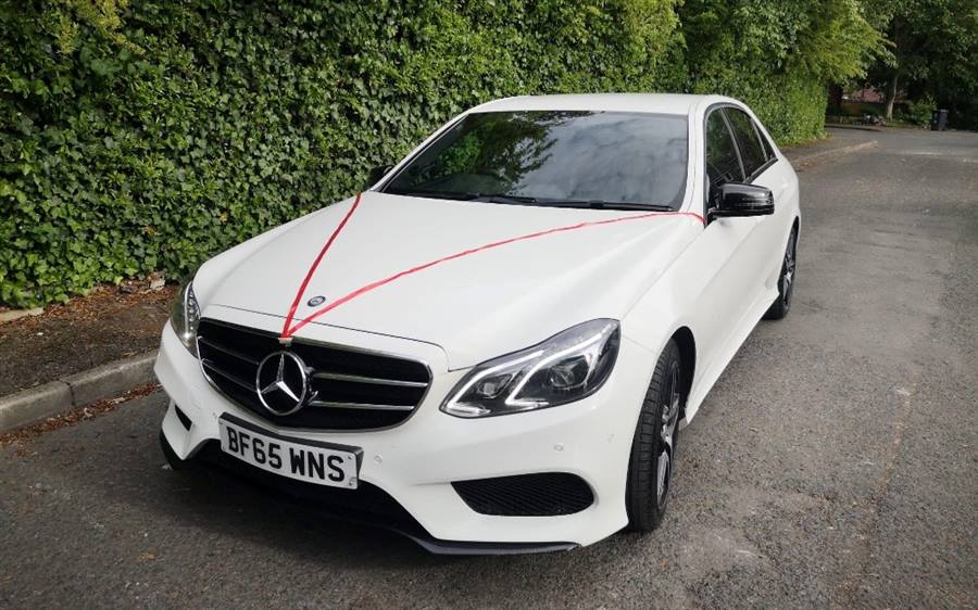 Mercedes E Class wedding car