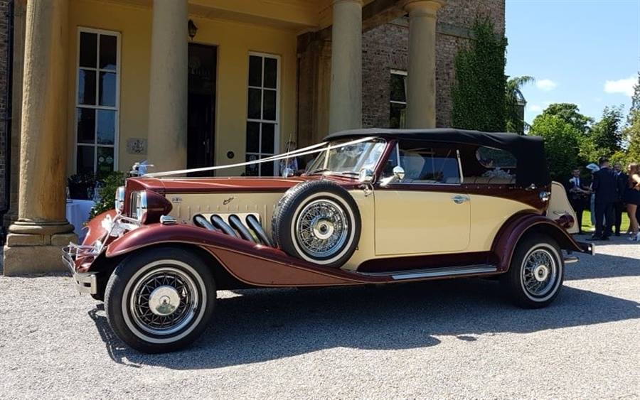 Beauford 1930's Gatsby Style 2.8cc Tourer wedding car