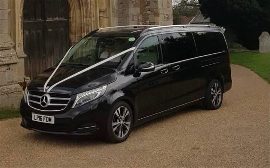 Mercedes V Class wedding car