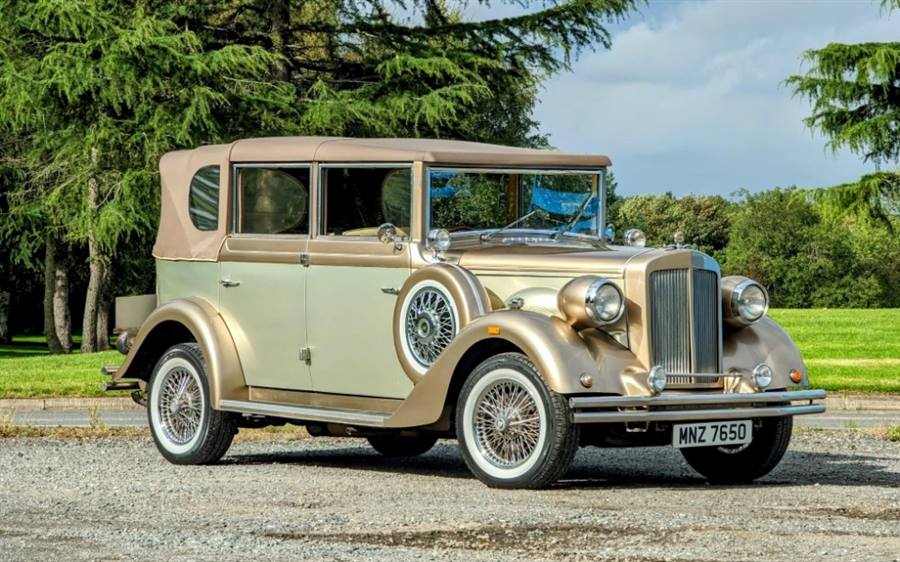 Gold Cream Regent Landaulette wedding car in 12256