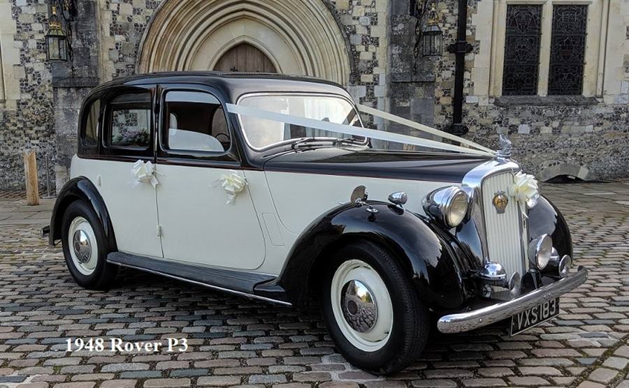 Rover P3 60 wedding car