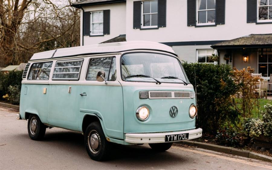 VW Campervan Type 2 Bay Window wedding car
