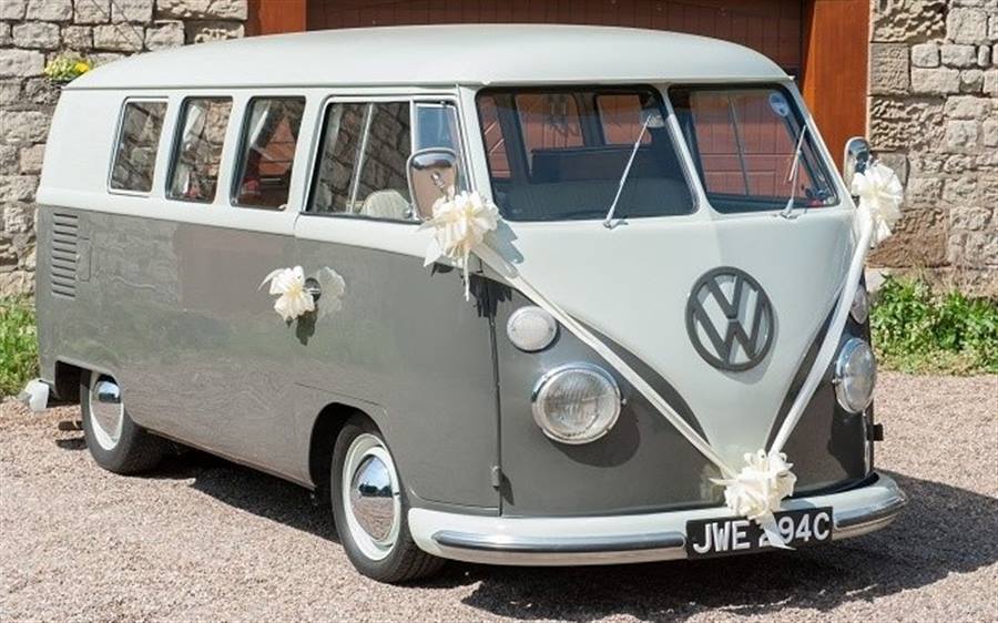 VW Type 2 Campervan wedding car