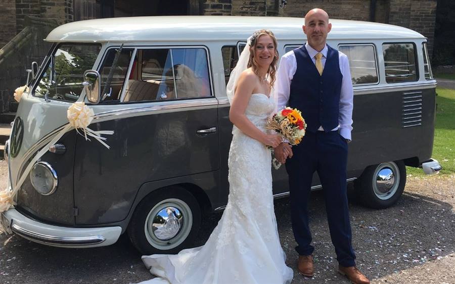 VW Type 2 Campervan wedding car