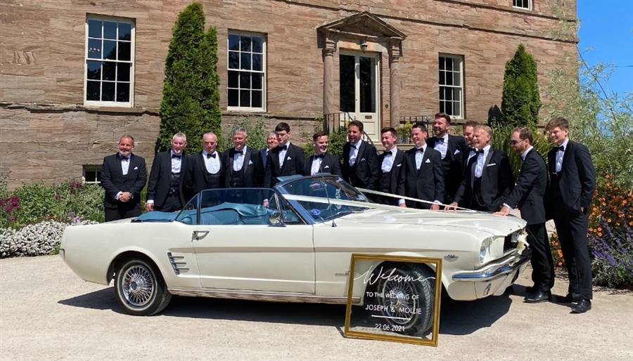 Ford Mustang 1966 LHD wedding car