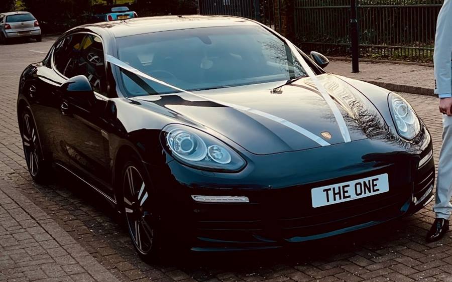 Porsche Panamera wedding car