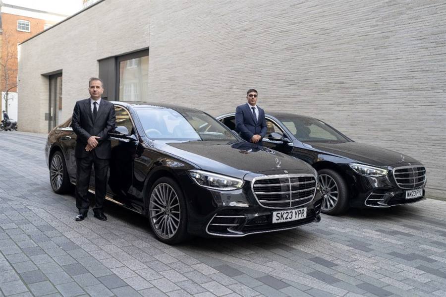 Mercedes S-Class wedding car