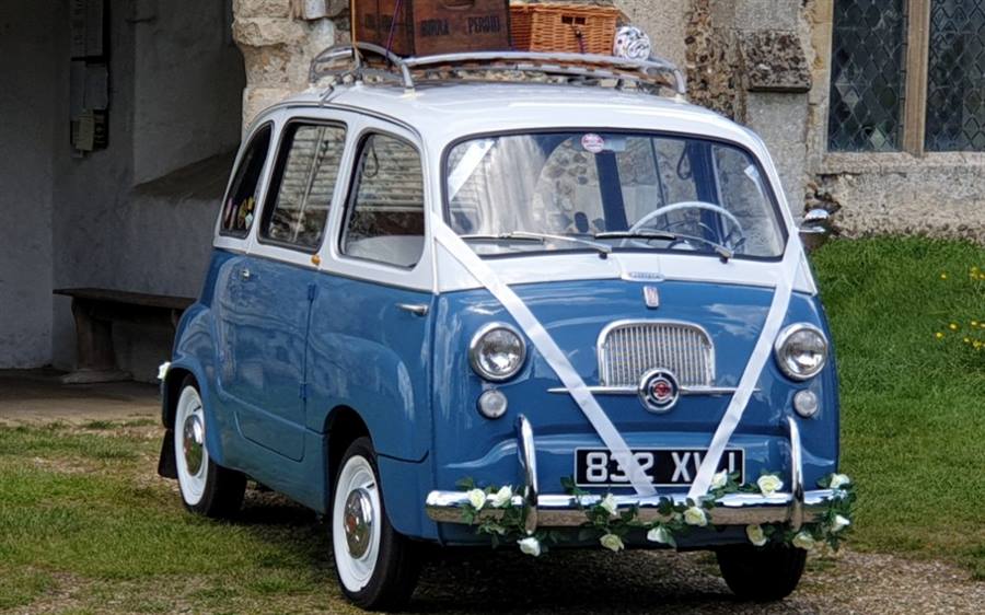 Fiat 600 Multipla wedding car