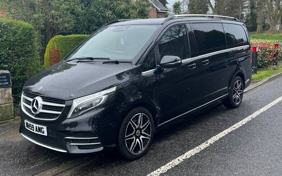 Mercedes V Class wedding car