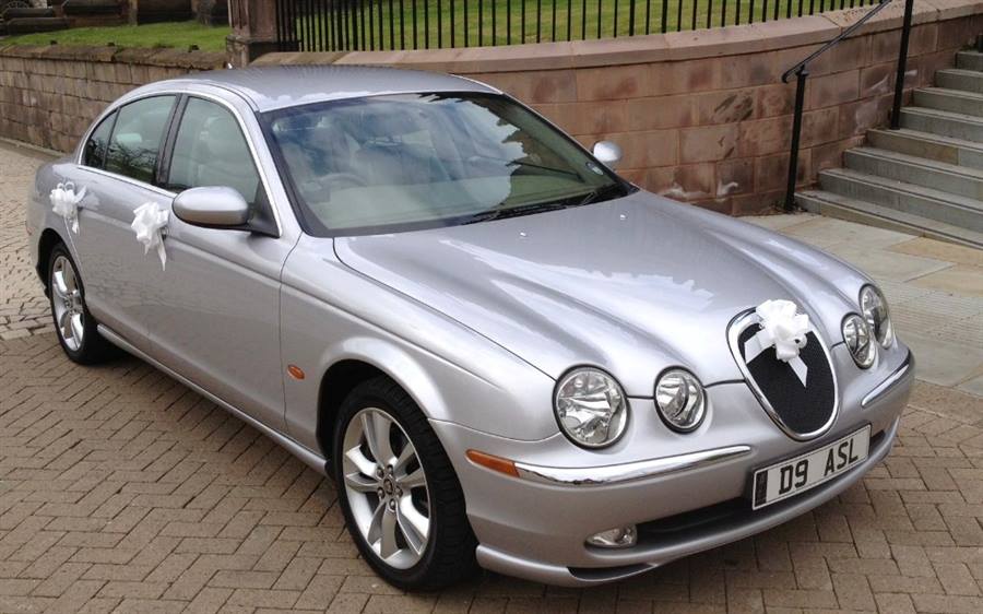 Jaguar S Type wedding car