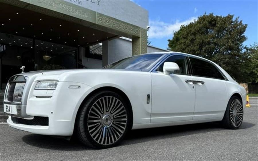 Rolls Royce Ghost EWB wedding car