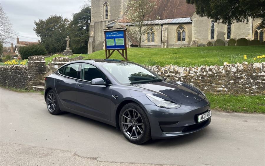 Tesla Model 3 wedding car