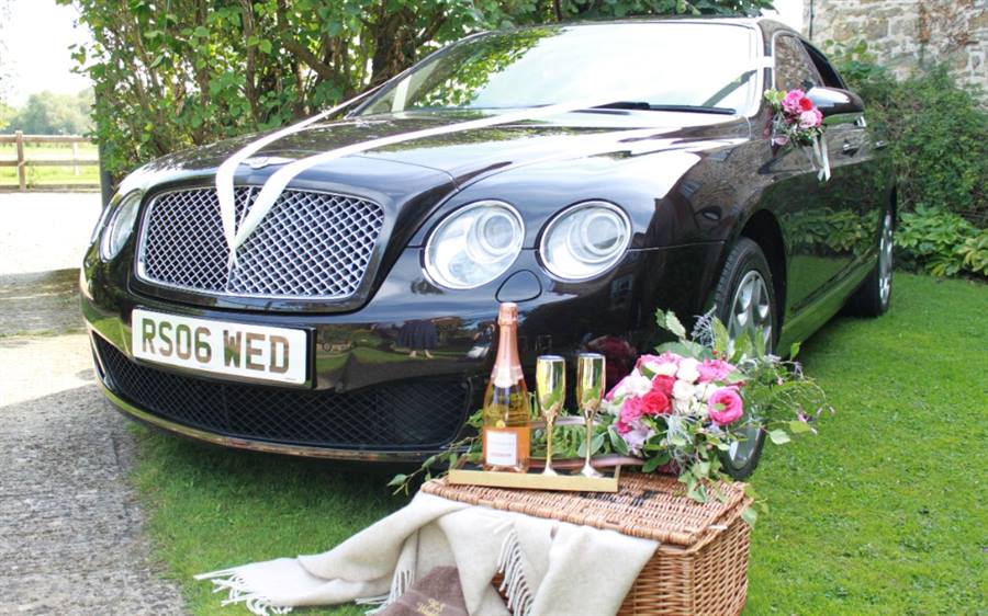 Bentley Continental Flying Spur wedding car