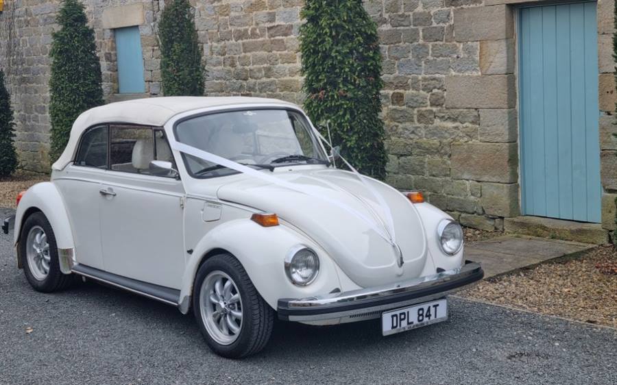 VW Beetle Karmann wedding car