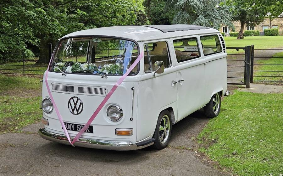 VW Campervan wedding car