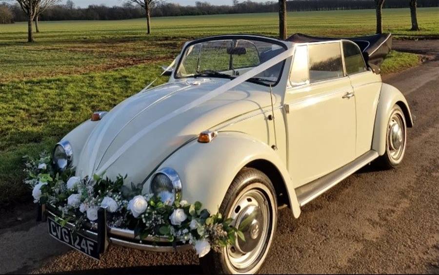 Volkswagen Karmann Beetle Convertible wedding car