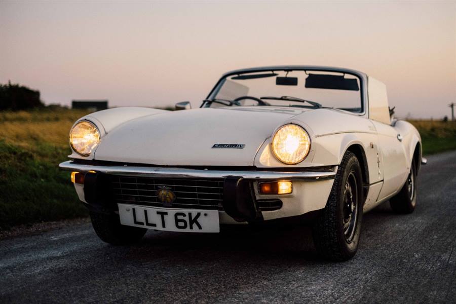 Triumph Spitfire MK4 wedding car