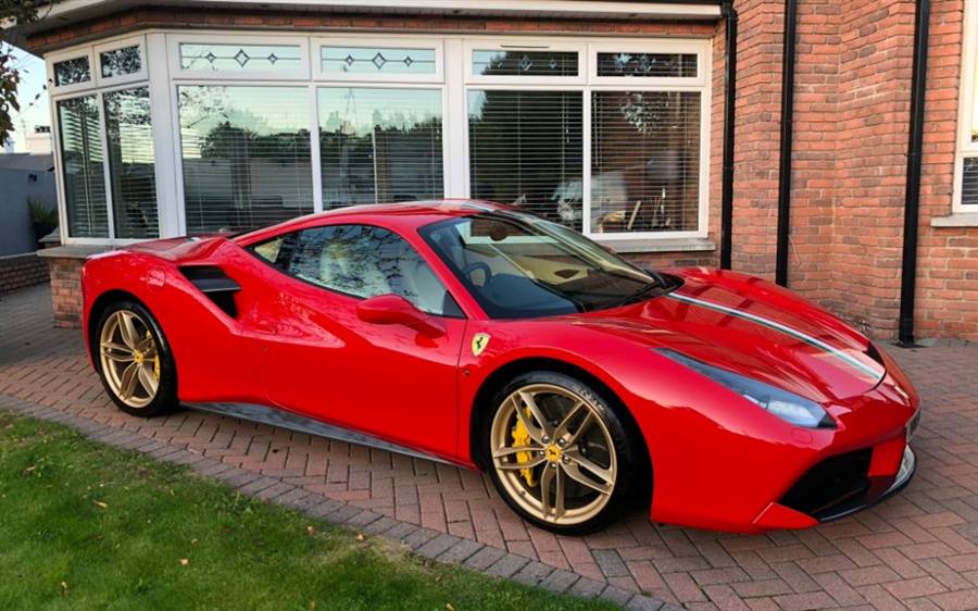 Ferrari GTS wedding car