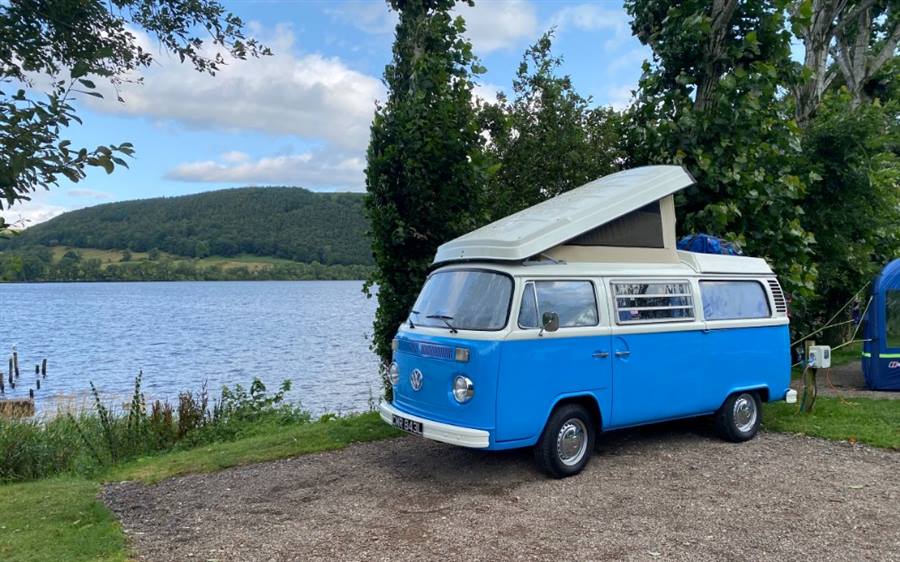 VW T2 Bay Window Westfalia wedding car