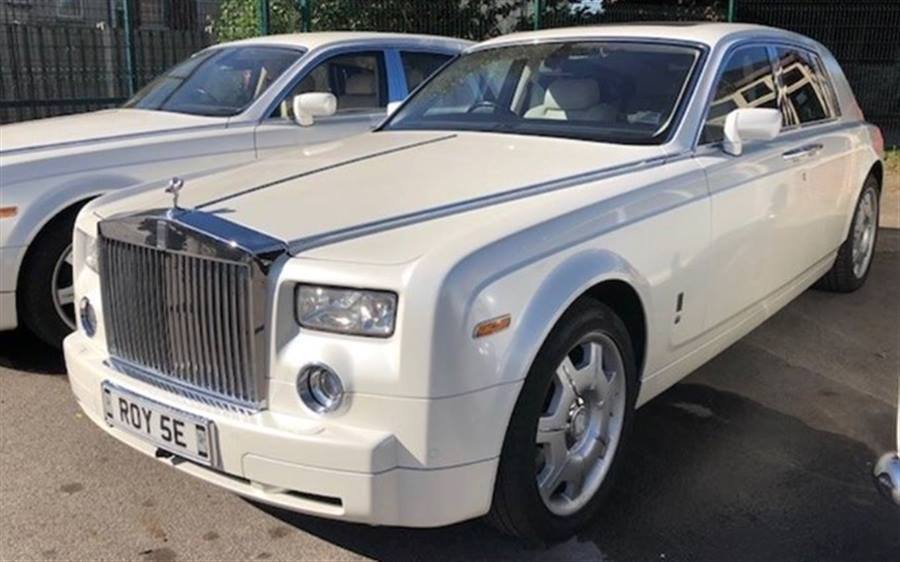 Rolls Royce Phantom wedding car