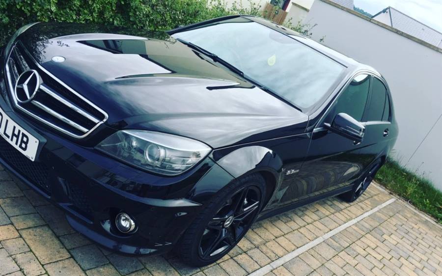 Mercedes C63 AMG wedding car