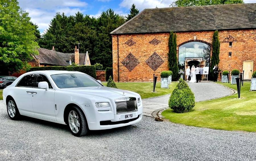 Rolls Royce Ghost wedding car