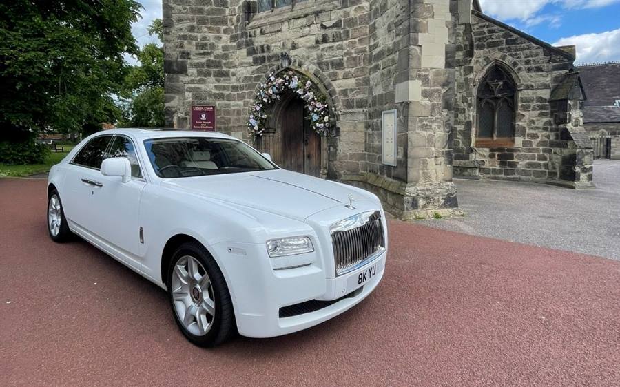 Rolls Royce Ghost wedding car