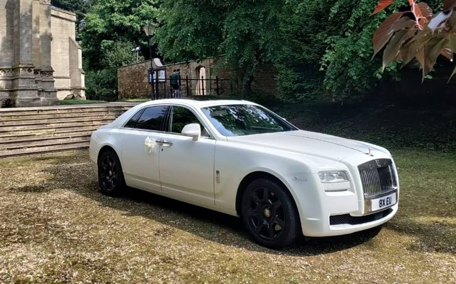 Rolls Royce Ghost wedding car
