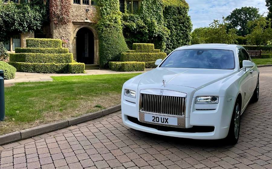 Rolls Royce Ghost wedding car