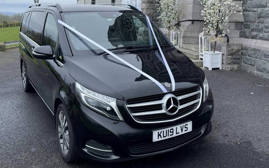 Mercedes V Class wedding car